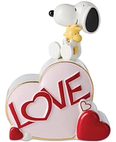 Lenox Snoopy Valentine's Day Porcelain Heart Candy Jar