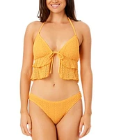 Salt Cove Juniors Crochet Ruffle Trim Midkini Hipster Bikini Bottoms Exclusively At Macys