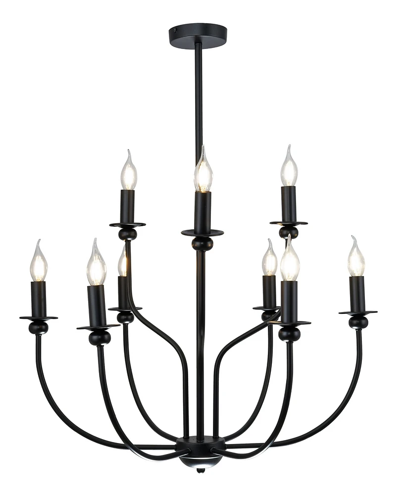 Home Accessories 6" Ayada 9-Light Indoor Chandelier with Light Kit