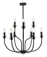 Home Accessories 6" Ayada 9-Light Indoor Chandelier with Light Kit