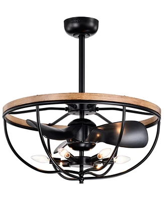 Home Accessories 26" Adeline 6-Light Indoor Ceiling Fan with Light Kit and Remote