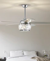 Home Accessories 52" Nadire 3-Light Indoor Ceiling Fan with Light Kit and Remote