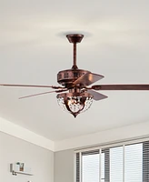 Home Accessories 52" Chandler 3-Light Indoor Ceiling Fan with Light Kit and Remote