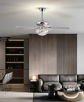 Home Accessories 52" Turner 3-Light Indoor Ceiling Fan with Light Kit and Remote