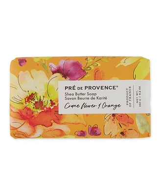 European Soaps Pre de Provence Le Jardin 150 Gram Soap Bar, Crane Flower & Orange