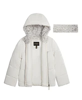 Jessica Simpson Toddler Girls Reflective Shine Fashion Puffer Jacket
