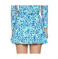 G Lifestyle Clothing Women's Back Yoke Ruffle Skort