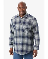 KingSize Big & Tall Western Snap Front Flannel Shirt