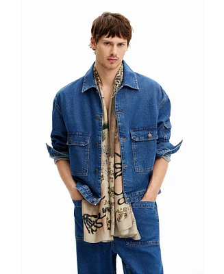 Desigual Men's Denim jacket with pockets