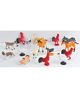 Wild Republic Nature Tube Farm Figurines, 16 Pieces