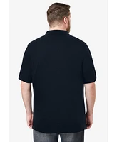 KingSize Men's Big & Tall Shrink-Less Pique Polo Shirt