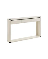 Slickblue 63-Inch Console Table Narrow Entryway Sofa Table for Living Room or Hallway