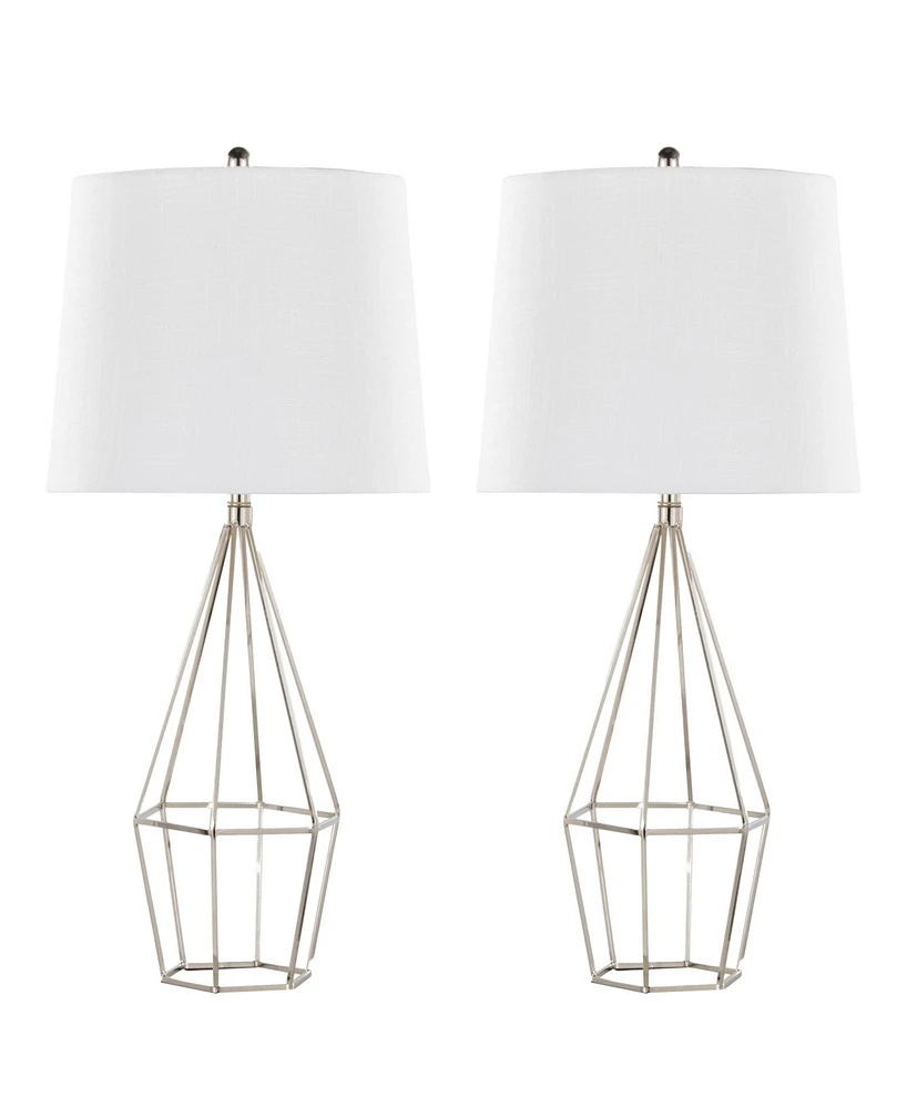 Lumisource Geome 27" Contemporary Table Lamp, Set of 2