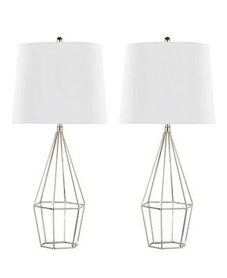 Lumisource Geome 27" Contemporary Table Lamp, Set of 2