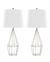 Lumisource Geome 27" Contemporary Table Lamp, Set of 2