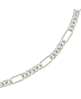 Sterling Forever Fianna Mixed Chain Link Bracelet