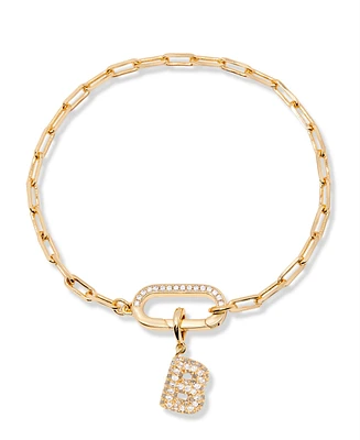 brook & york Petra Initial Charm Bracelet
