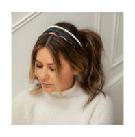 Headbands of Hope Headband Set - Blue + Pearl + Gold