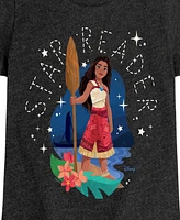 Disney Big Girls Moana 2 Star Reader Graphic Short Sleeve Tee