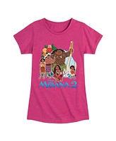 Disney Big Girls Moana 2 Graphic Short Sleeve Tee