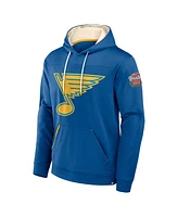 Fanatics Men's Blue St. Louis Blues 2025 Nhl Winter Classic Defender Poly Fleece Pullover Hoodie