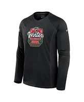 Fanatics Men's Black 2025 Nhl Winter Classic Authentic Pro Tech Long Sleeve T-Shirt