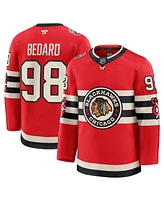 Fanatics Men's Connor Bedard Red Chicago Blackhawks 2025 Nhl Winter Classic Premium Player Jersey