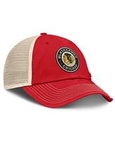 Fanatics Men's Red/Cream Chicago Blackhawks 2025 Nhl Winter Classic Trucker Adjustable Hat