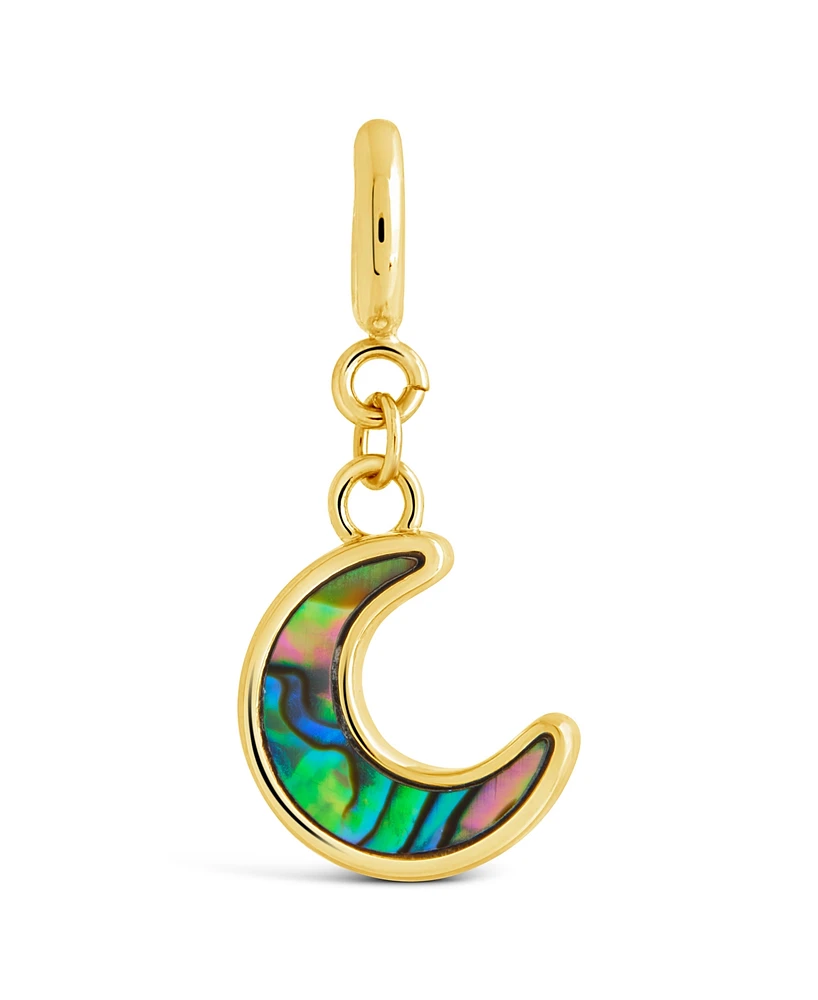 Sterling Forever Blue Moon Abalone Charms