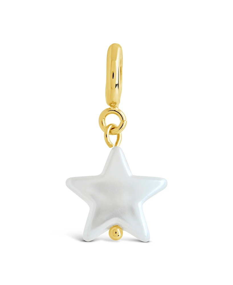 Sterling Forever Mother of Pearl Star Charms