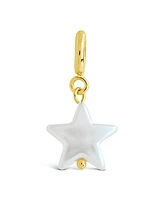 Sterling Forever Mother of Pearl Star Charms