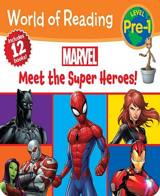 World of Reading Marvel Meet the Super Heroes! (Pre-Level 1 Boxed Set) by Marvel Press Book Group