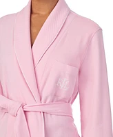 Lauren Ralph Women's Quilted-Collar Cotton Robe