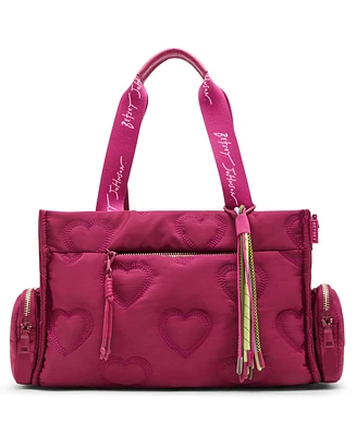 Betsey Johnson Bungee Large Satchel Bag