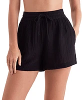 Mimi Flamingo Women's Vista Cotton Cover-Up Shorts
