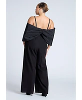 Eloquii Plus Big Bow Jumpsuit