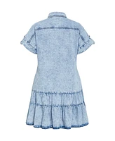 City Chic Plus Denim Layla Dress