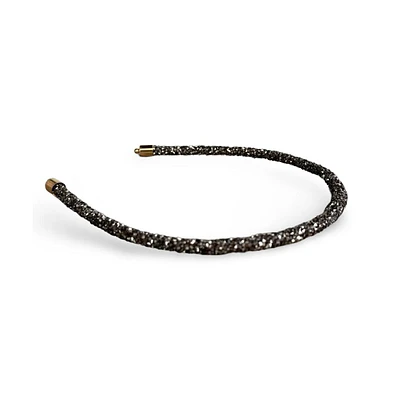 Thin All that Glitters Headband - Black