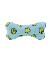 Mighty Medium Bone Blue, 2 Pack, Durable Squeaky Dog Toy