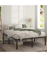 Slickblue Full Metal Platform Bed Frame with Sturdy Construction and Under-Bed Storage Space