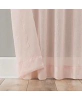 No. 918 Krista Holiday Twist Tab Sheer Tab Top Curtain Panel