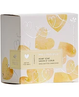 European Soaps Pre de Provence Heart Gift Box, 200 Gram, Camelia