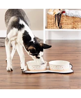 Bone Dry Terrazzo Pet Bowl Set/2
