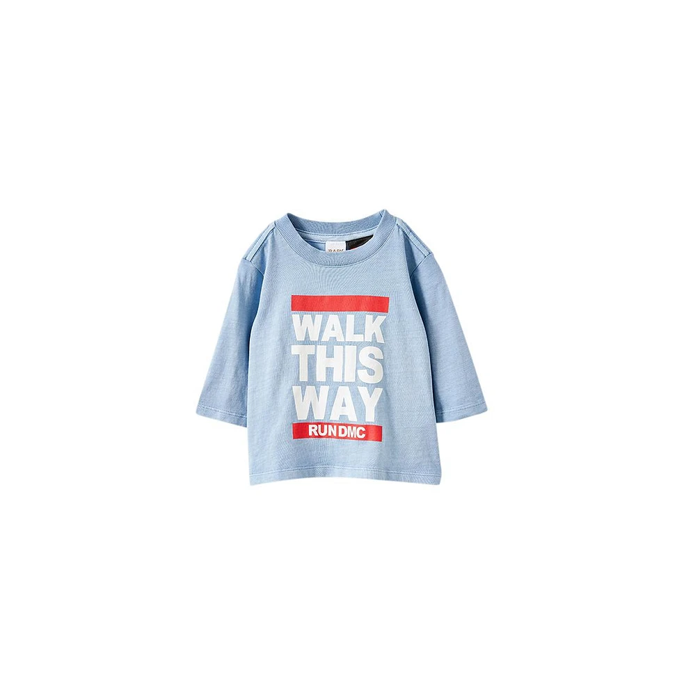 Cotton On Baby Boys Jamie Long Sleeve Graphic Print Tee - License