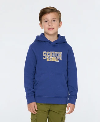 Scotch & Soda Big Boys Graphic Fleece Hoodie