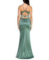 Emerald Sundae Juniors' Corset-Front Cutout-Back Gown, Created for Macy's