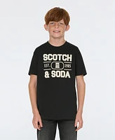 Scotch & Soda Big Boys Short Sleeve Graphic Tee