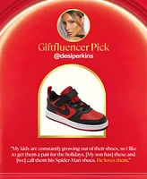 Nike Toddler Kids Court Borough Low Recraft Adjustable Strap Casual Sneakers from Finish Line