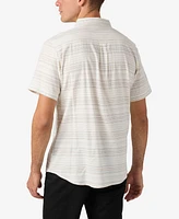 O'Neill Men's Seafaring Stripe Short Sleeve Stretch Shirt