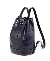 Old Trend Women's Leather Canna Bucket Backpack